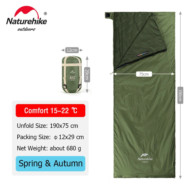 SLEEPING BAG ENVELOPE STYLE 15-5°C