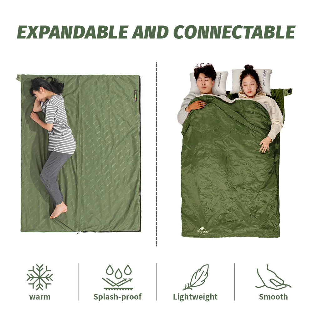 SLEEPING BAG ENVELOPE STYLE 15-5°C