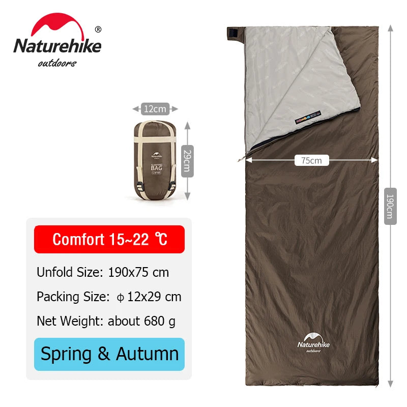 SLEEPING BAG ENVELOPE STYLE 15-5°C