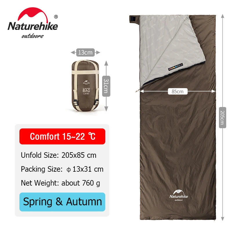 SLEEPING BAG ENVELOPE STYLE 15-5°C