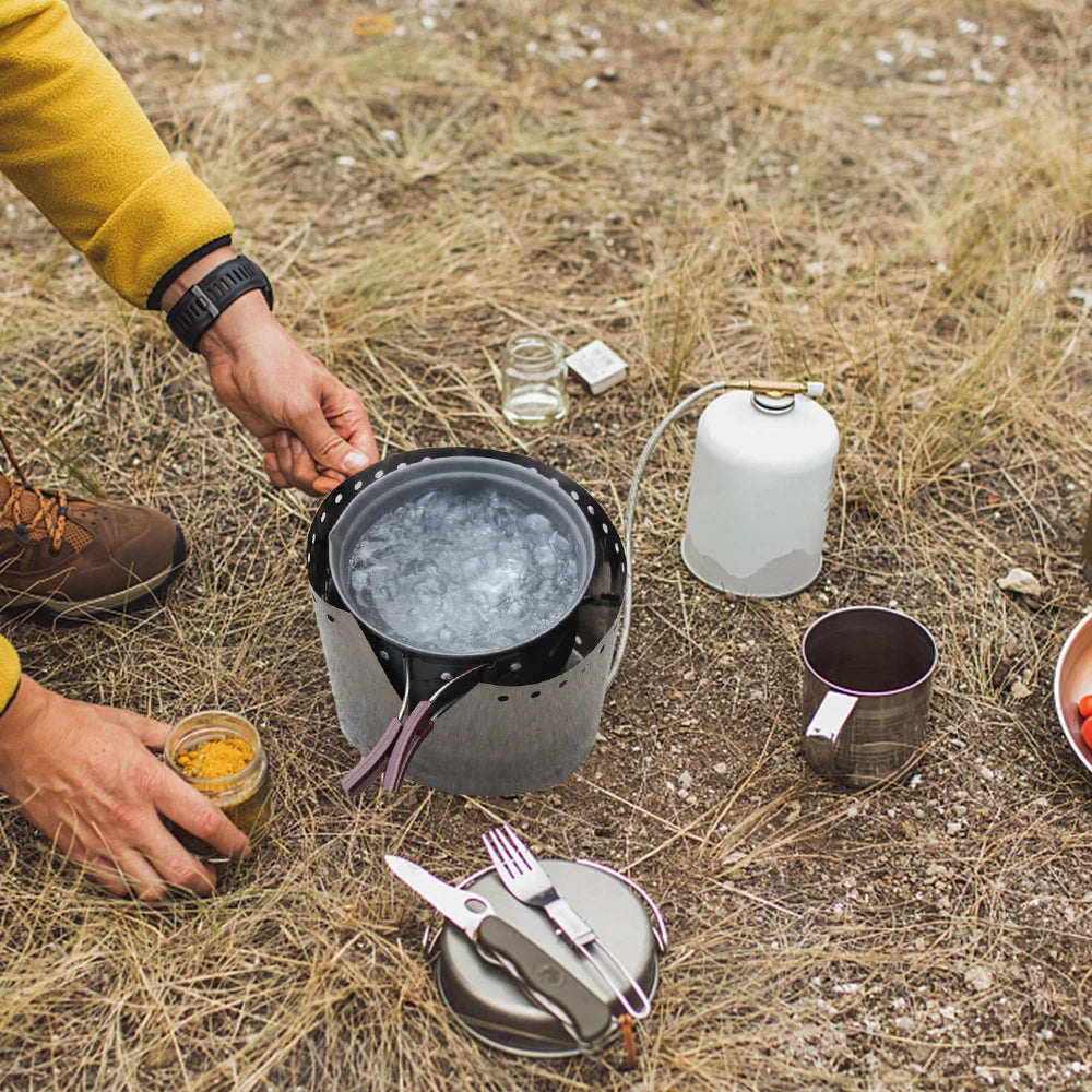 Ultralight Ultra-thin Titanium Outdoor Camping Stove Wind Shield Screen Windproof Plate