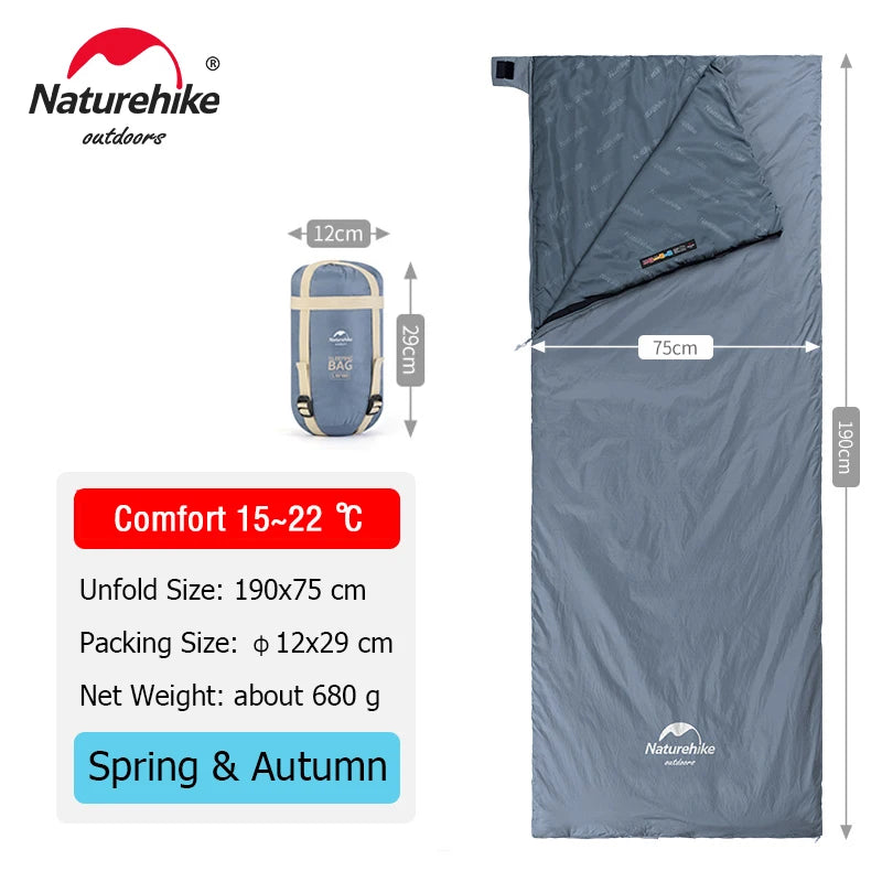 SLEEPING BAG ENVELOPE STYLE 15-5°C