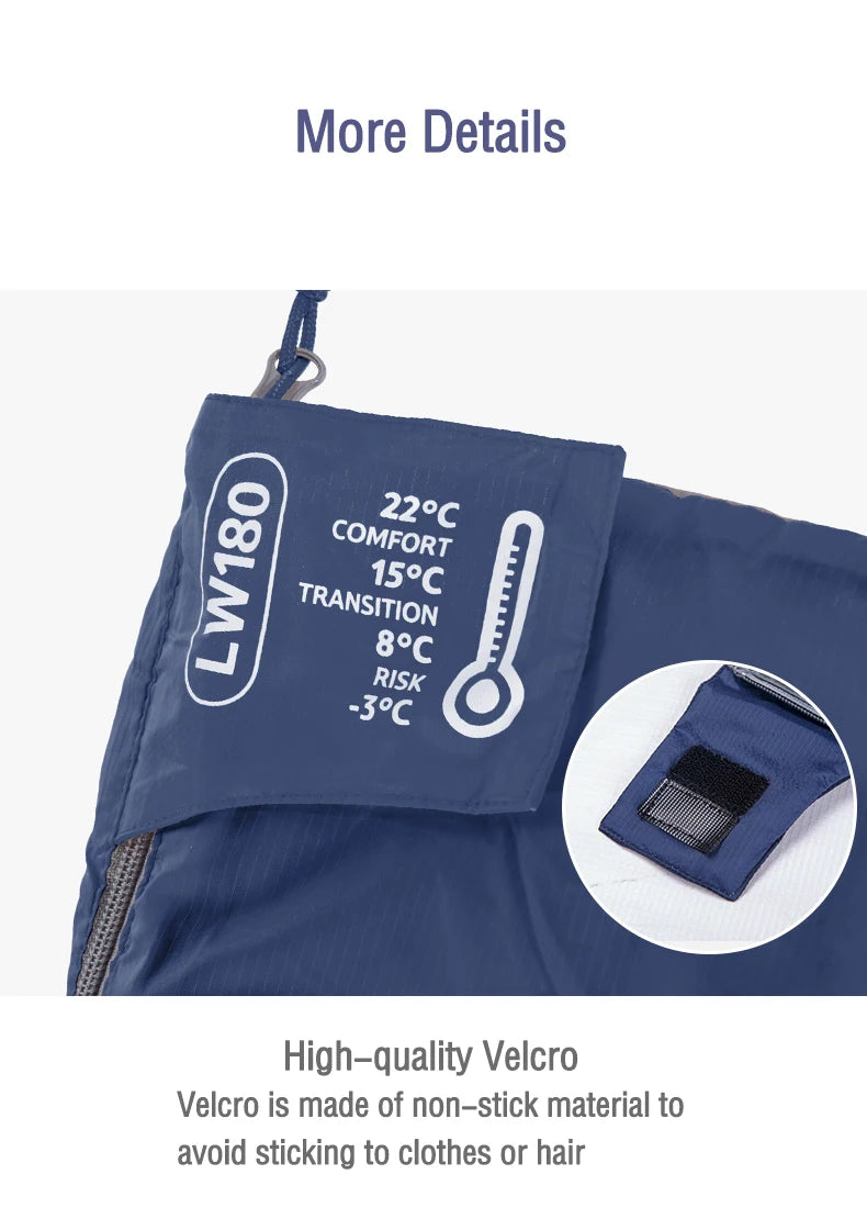 SLEEPING BAG ENVELOPE STYLE 15-5°C