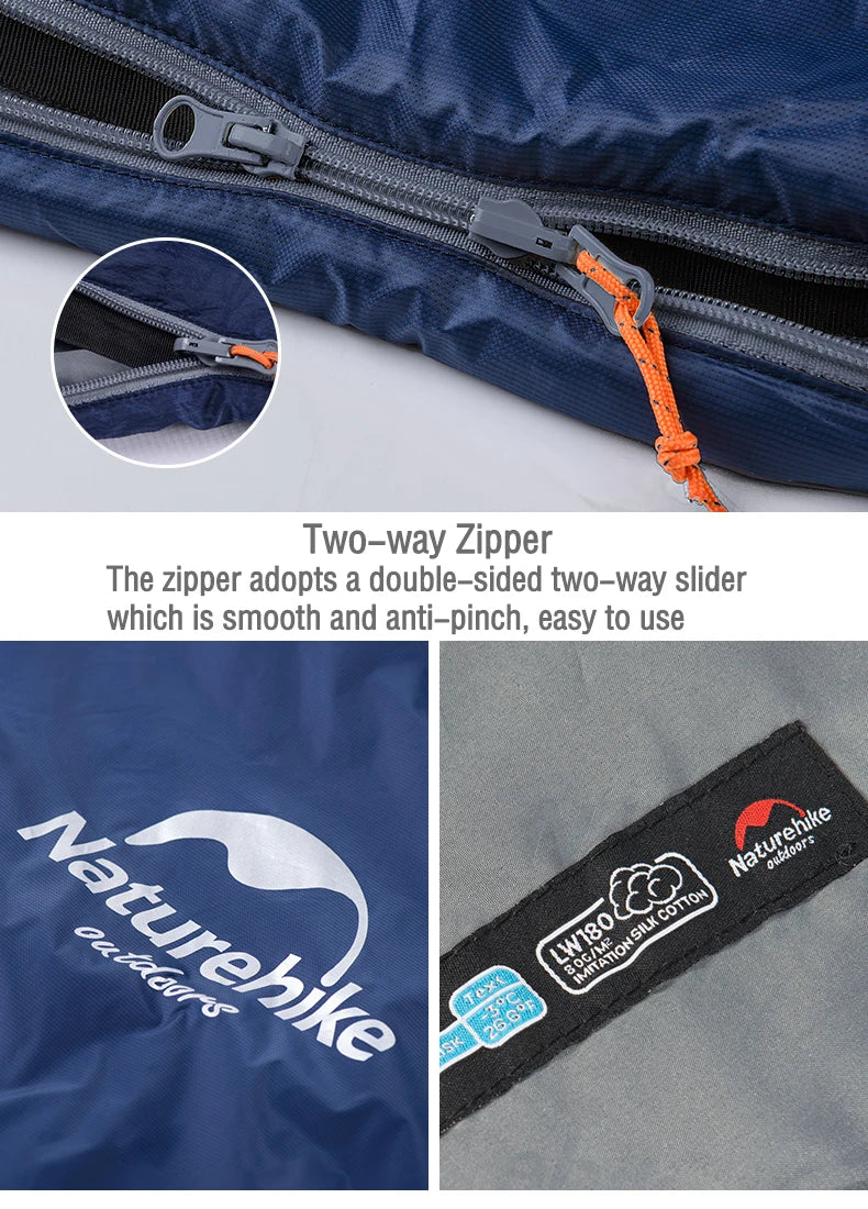 SLEEPING BAG ENVELOPE STYLE 15-5°C