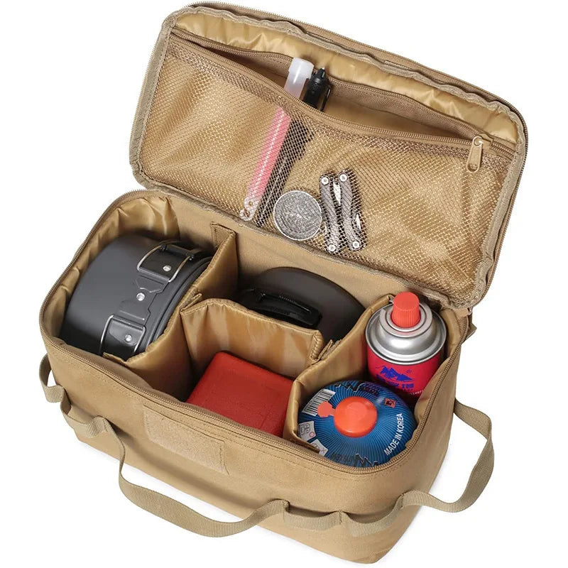 Multi Functional Practical Gas Tank Storage Bag, Portable Camping Tableware Box, Outdoor Tool Cheap Storage Bag