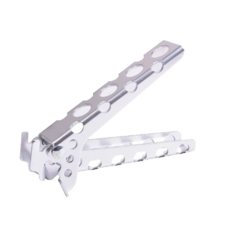 Camping Anti-hot Gryde Pan Skål Gripper Anti-Skold Håndtag Holder Clip Klemme til udendørs madlavning Picnic Vandring Grill Køkkengrej