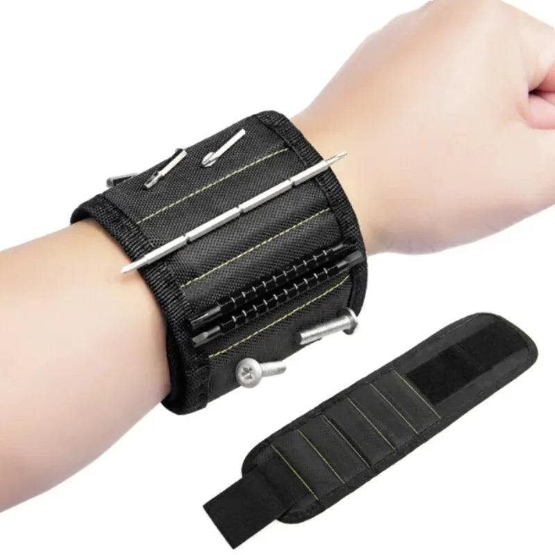 Multifunctional Magnetic Wrist Strap Screw Storage Bag Portable Electrician Wrist Guard Oxford Cloth Tool Kit Sturdy And Durable