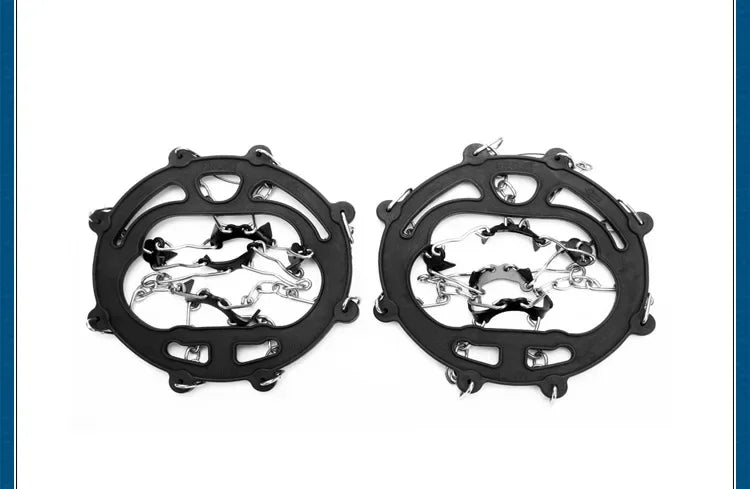 8-tooth crampon non-slip shoe cover, outdoor adult men's and women's , ice grab shoe chain, road anti-drop snow claws
