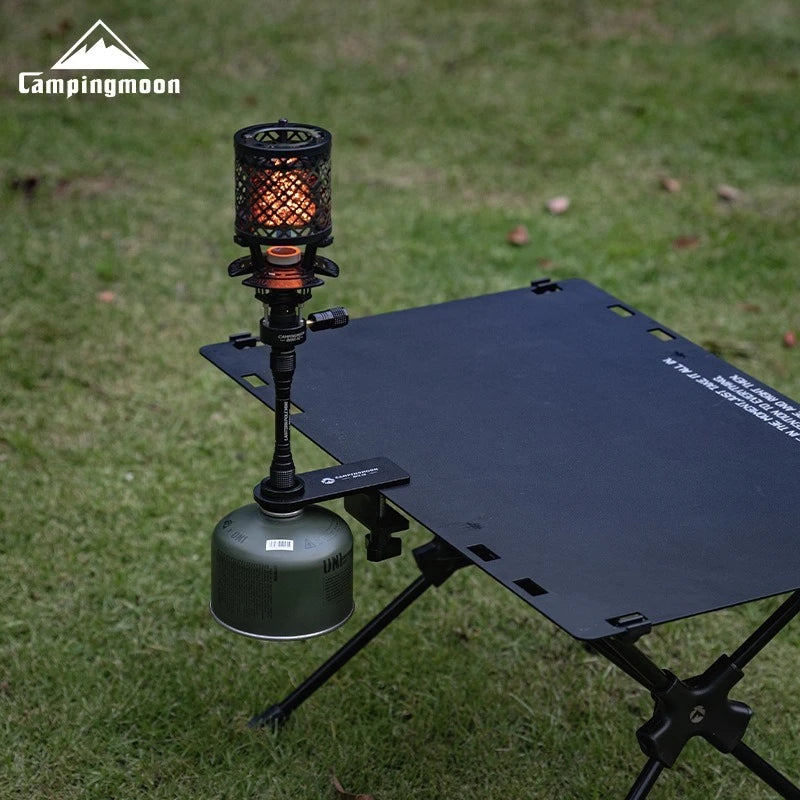 BKZ-18 Outdoor Camping Desktop Expansion Accessories Flat Gas Cylinder Lamp Burner Head Heating Stove Table Plate Fixing Clip