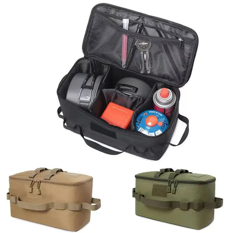 Multi Functional Practical Gas Tank Storage Bag, Portable Camping Tableware Box, Outdoor Tool Cheap Storage Bag