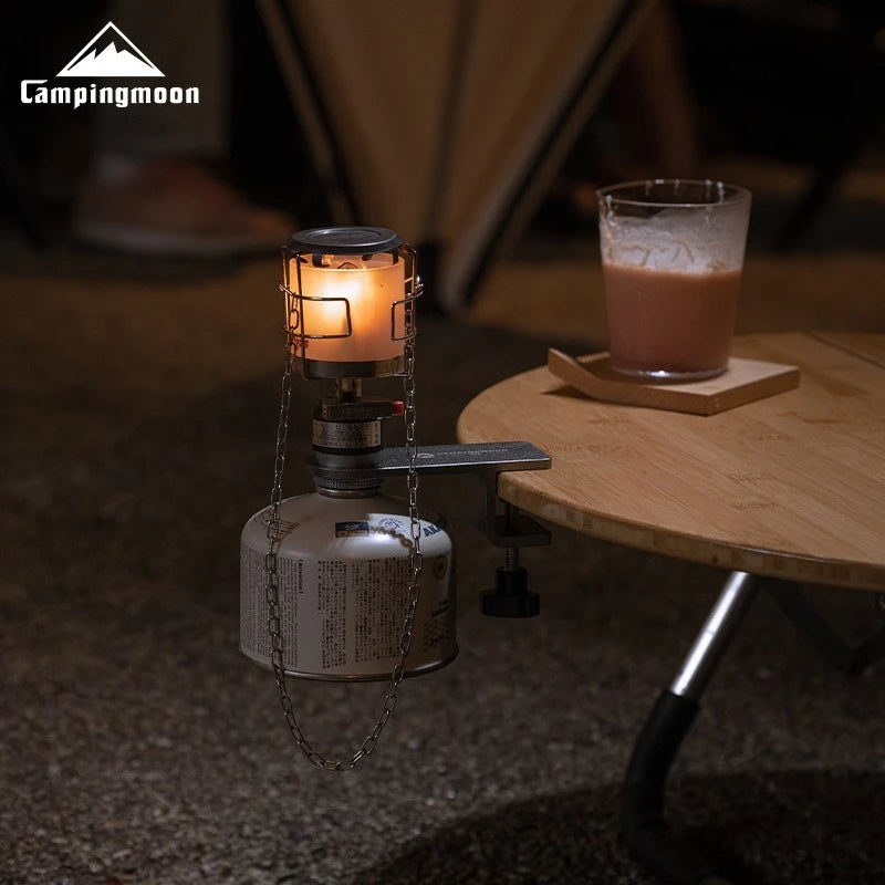 BKZ-18 Outdoor Camping Desktop Expansion Accessories Flat Gas Cylinder Lamp Burner Head Heating Stove Table Plate Fixing Clip