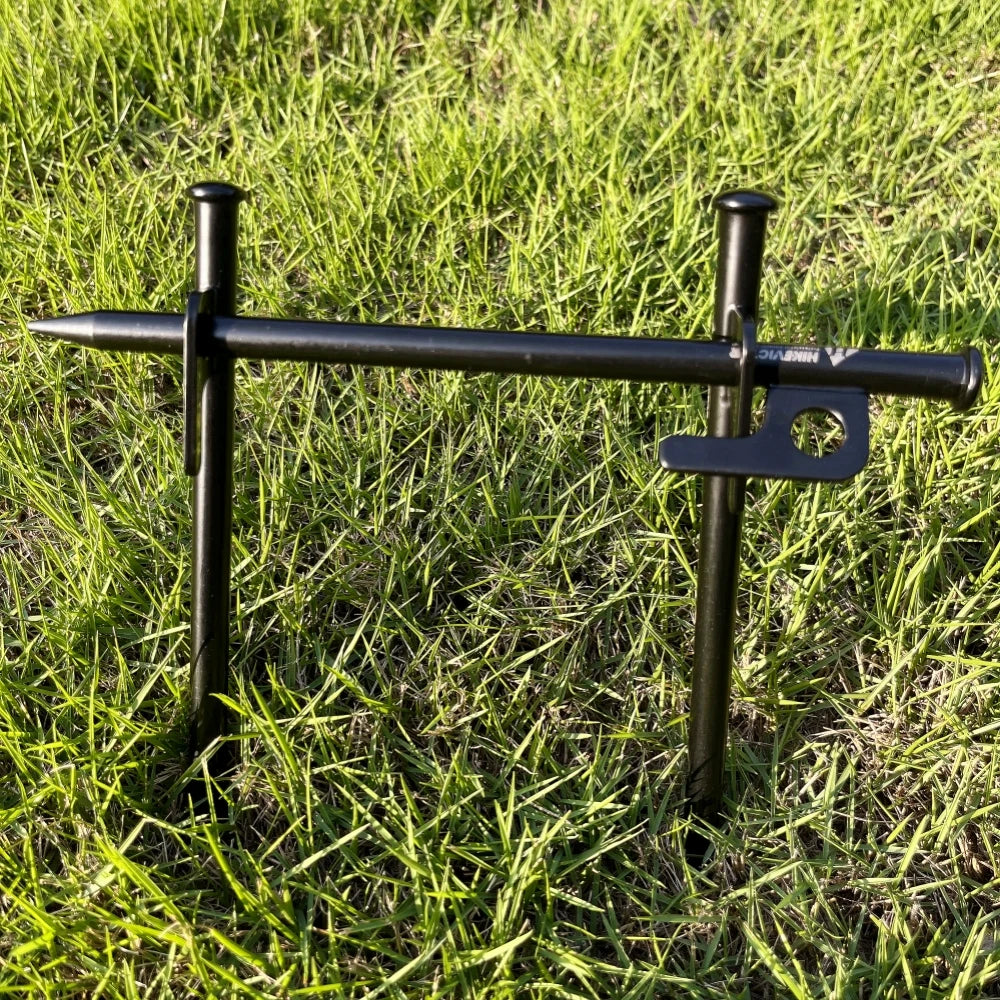 Hikevictor 4 stk/8 tommer udendørs telt søm teltpløkker Heavy Duty stål teltpæle til camping baldakin Markise telt Campingplads Na
